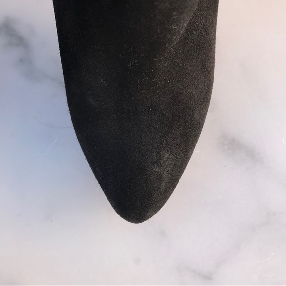 Prada women’s black suede stiletto zip ankle boot size IT 35.5 US 5.5 - Picture 10 of 12